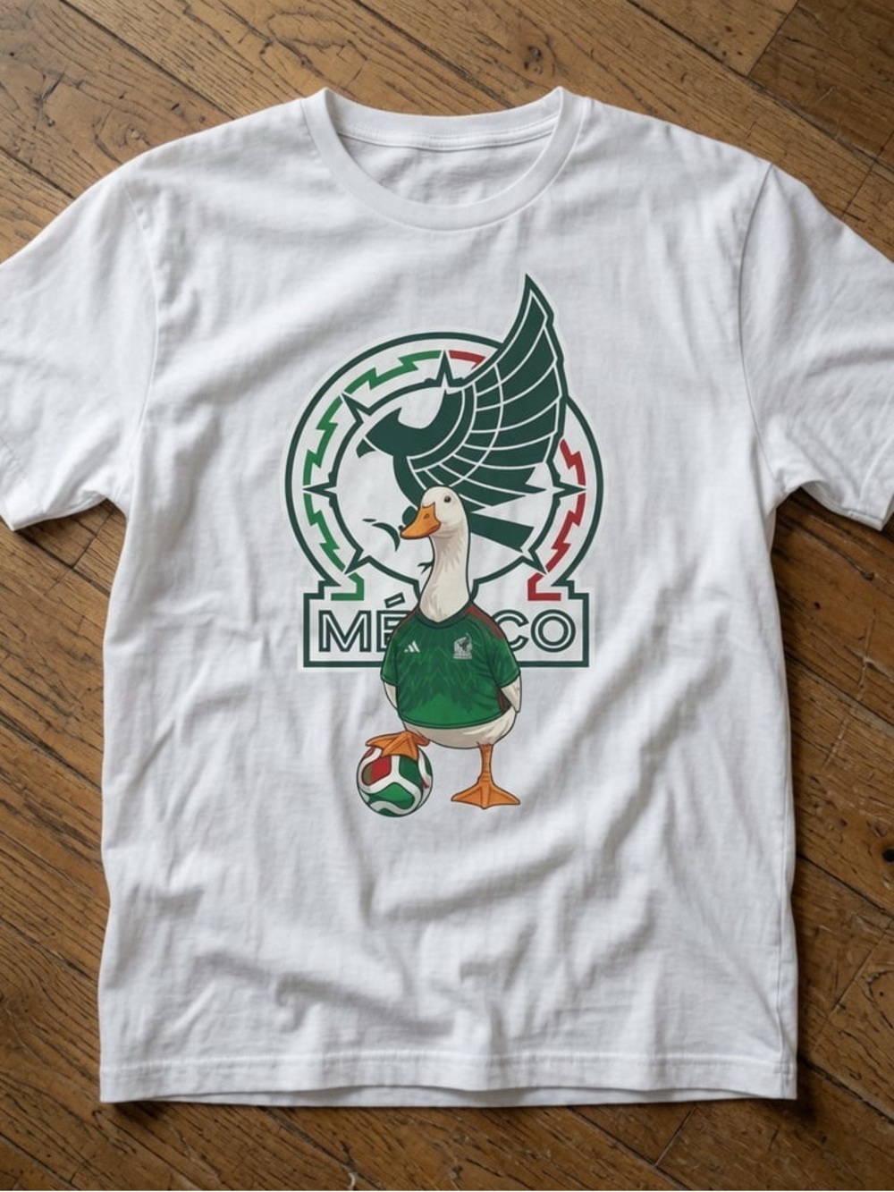 Mexico soccer World Shirt Merlin The Duck